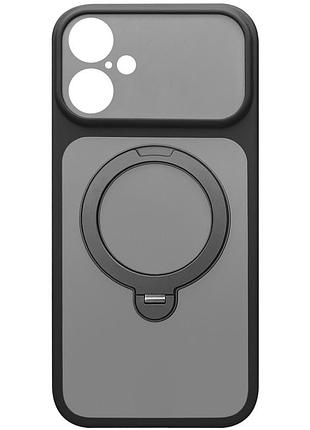 Чохол ummi full camera with magsafe hq ring для apple iphone 16 (6.1") black