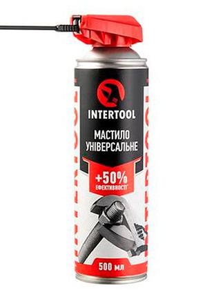 Cмазка универсальная intertool 500мл с трубкой pro (fs-4000)