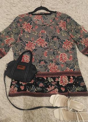 Жіноча шифонова блуза peacoks