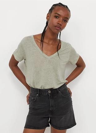 Футболка h&m лён