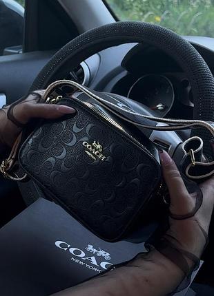 Сумка чорна coach 2