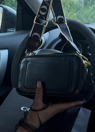 Сумка чорна coach 4