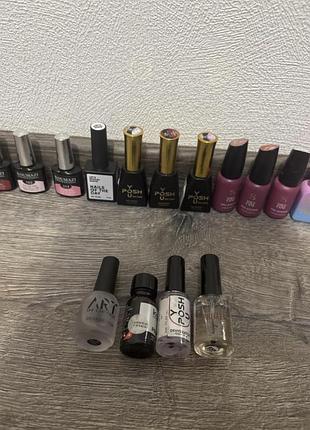 Гель лаки, найбільша ціна 155✅ берете два 3 в подарунок 🎁