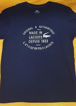 Футболка lacoste , размер l