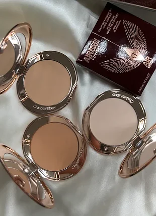 Компактная пудра charlotte tilbury airbrush flawless finish 3 tan