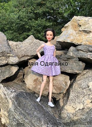 Одяг для ляльки барбі, літній сарафан. плаття для ляльок barbie