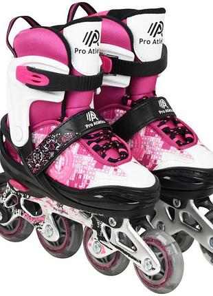 Ролики 2in1 pro atletico s (30-33) pink