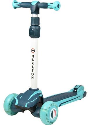Cамокат maraton global blue-green