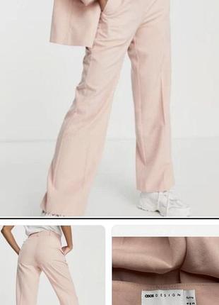 Брюки женские asos design розовые s