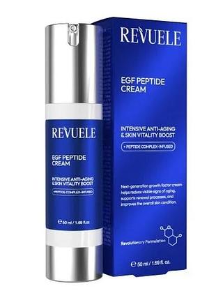 Крем для обличчя з пептидами revuele egf peptide 50 мл