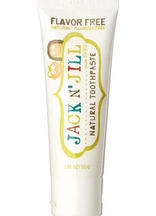 Jack n' jill natural дитяча натуральна зубна паста без ароматизторів, 50 гр