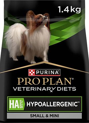 Сухой диетический корм pro plan veterinary diets ha st/ox hypoallergenic small & mini для щенков и взрослых собак мелких пород,