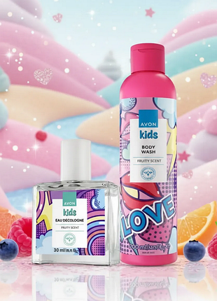 Набір для дівчинки sp 2-х од. туалетна вода + гель для душу avon kids / ейвон для дітей