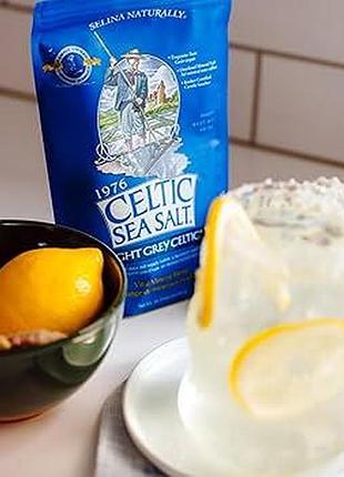 Celtic sea salt, light grey celtic, морская соль 454 г