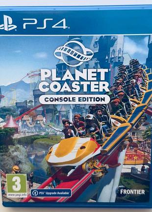 Planet coaster console edition, б/у, английская версия - диск для playstation 4