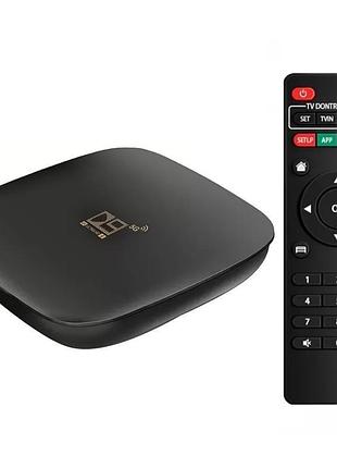 Smart android tv box d9 5g 4k 2+16gb black