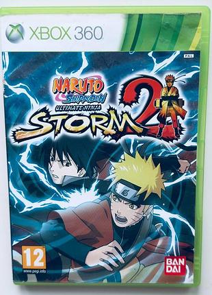 Naruto shippuden ultimate ninja storm 2, б/у, английская версия - диск для xbox 360