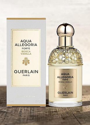 Парфюмированная вода guerlain aqua allegoria forte bosca vanilla 75 ml