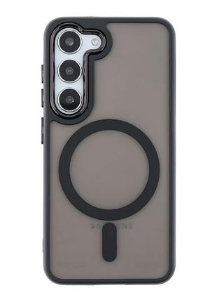Чехол tpu space magnetic color with magsafe для samsung galaxy s23+ 5g black