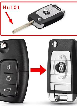 Корпус для тюнинга выкидного ключа ford focus 2 3 mondeo fiesta galaxy c-max