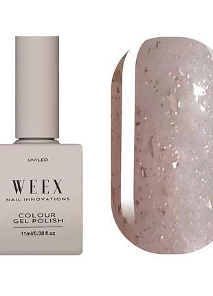 Гель-лак weex potal 03 (рожевий з поталлю), 11ml