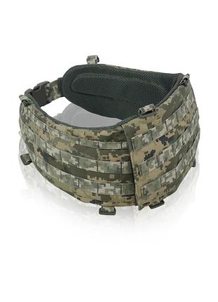 Тактическая ветрозащитная флисовая кофта militex mod. 5 койот піксель, cordura