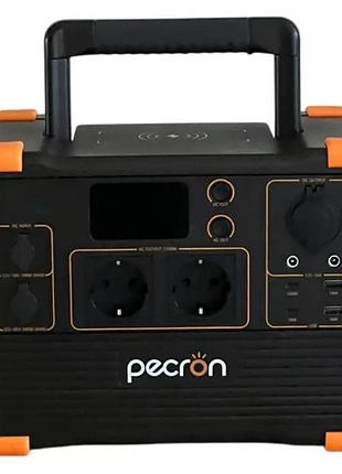 Lifepo4 1800/1200 вт зарядна станція pecron до 10 пристроїв, бездротова зарядка, портативна
