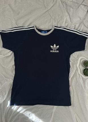 Чоловіча синя футболка адідас, adidas