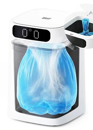 Умный мусорный бак ihunt bro easy trash can s140, 17 л, белый