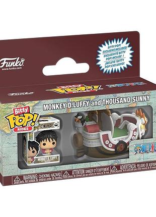 Фігурка funko bitty pop! bitty pop! ride: one piece - thousand sunny with luffy великий куш - саузенд санні та луффі