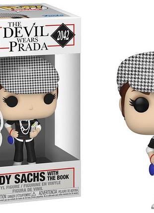 Фігурка funko pop фанко поп movies: the devil wears prada - andy sachs​ with the book 2042 диявол носить prada" - енді сакс
