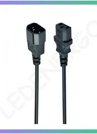 Силовой кабель cablexpert c13-c14 5 м 3*1 мм2 сертифицированный vde шнур питания для пк sku_pc-189-vde_eser