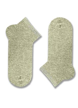 Шкарпетки короткі унісекс sox кольору сірий меланж