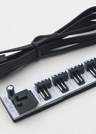 Сплітер перехідник deepcool fh-024 5 кулерів 4 pin fan hub