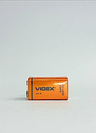 Сольова батарейка videx 6f22 9 v тип крона krona