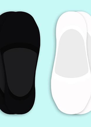 Набір коротких слідків від sox (2 пари: чорні + білі)