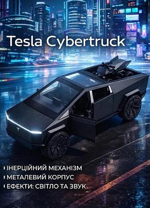 Іграшкова модель пікапа cybertruck 1:36 чорний колір ctt-36