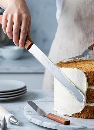 Шпатель кондитерський cook 35 см, з дерев'яною ручкою