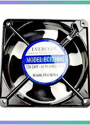Вентилятор evercool ec1238a2hbt 120х120х38мм охолодження для серверних шаф циркуляція повітря sku_ec12_eser