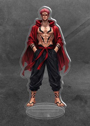 Акрилова колекційна фігурка аніме: магічна битва/jujutsu kaisen юдзі ітадорі, yuuji itadori (4) 15 см