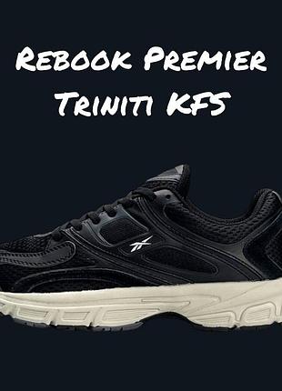 Reebok premier trinity kfs black white