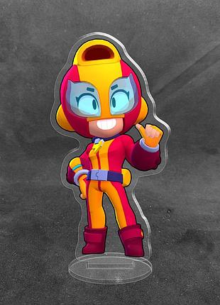 Акриловая коллекционная фигурка brawl stars макс 10 см