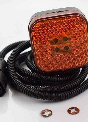 Ліхтар габарит жовтий кабель 1,4м, на 4 - led 81252606101