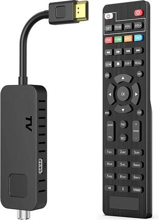 Dcolor digital satellite receiver tv stick спутниковый тюнер dvb s2 tv stick (сток европа) уценка коробка
