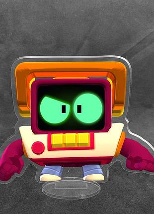 Акрилова колекційна фігурка brawl stars r-t 10 см