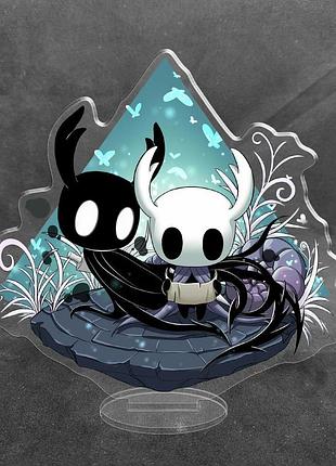 Акрилова колекційна фігурка hollow knight (полий лицар) лицар та його тінь 10 см