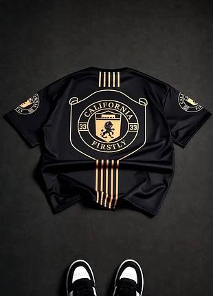 Футболка унісекс california firstly black — стильна футболка з принтом. розмір xl, xxl