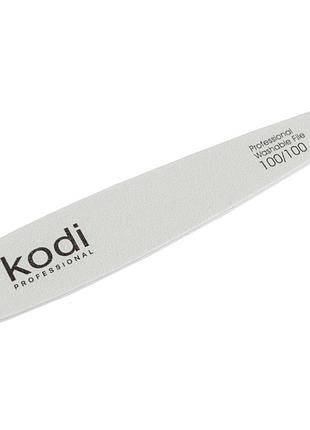 Пилка для нігтів kodi professional №26 конусна 100/100 біла