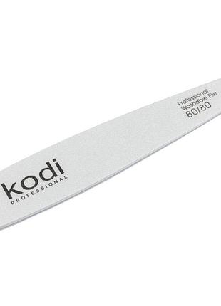Пилка для нігтів kodi professional №25 конусна 80/80 біла