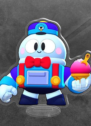 Акриловая коллекционная фигурка brawl stars лу 10 см